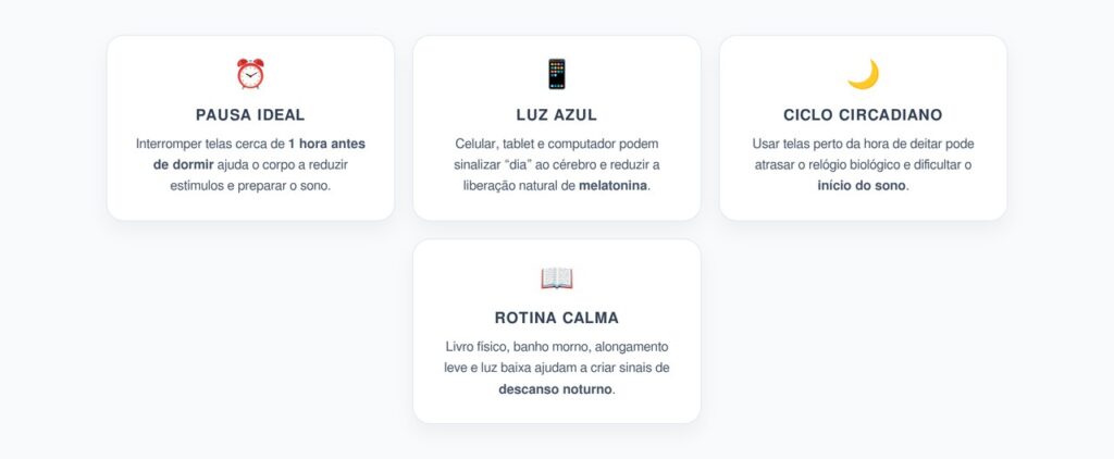 Telas Antes de Dormir: Quando Parar para Proteger a Melatonina