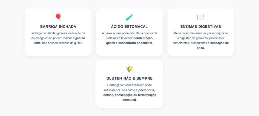 Inchaço Abdominal Constante: Quando o Problema Não É Só Glúten
