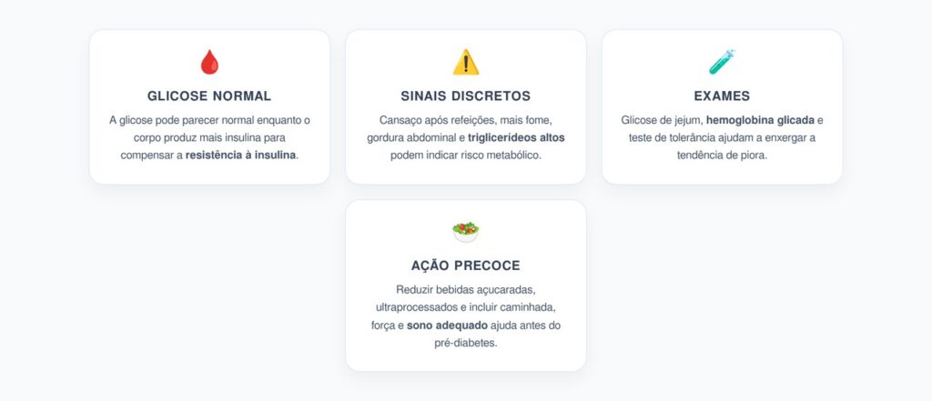 Açúcar no Sangue: o Alerta Silencioso Antes do Pré-diabetes