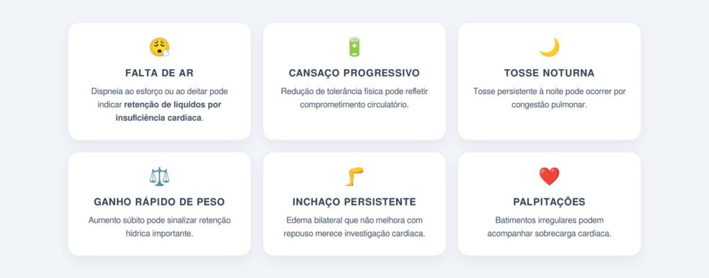 Quando o inchaço pode indicar problema cardíaco?