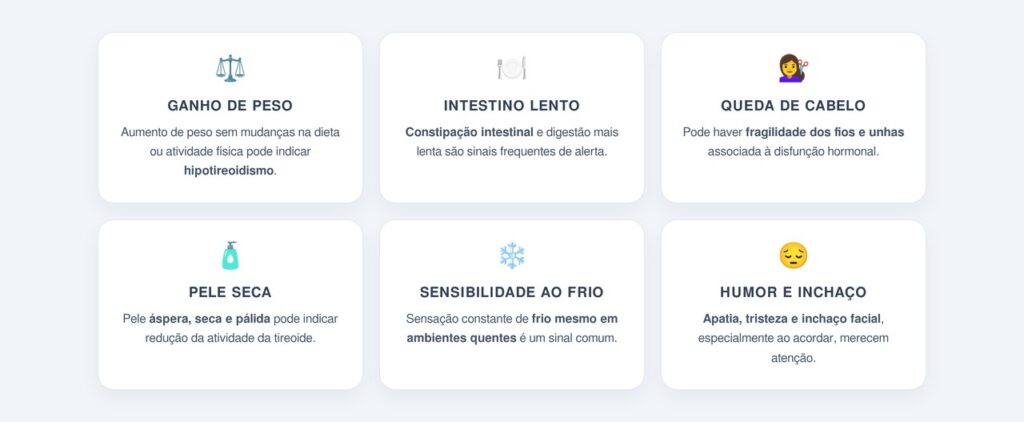 Quais sinais devem acender o alerta para uma avaliação?