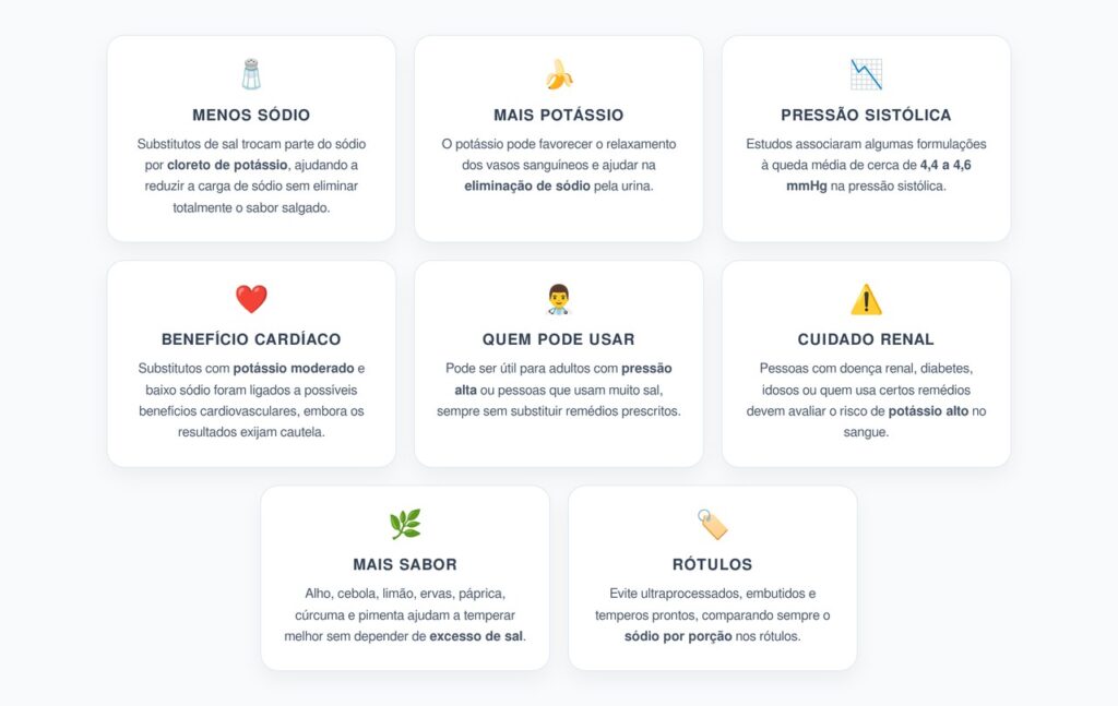 Troca de Sal para Pressão Alta: Menos Sódio, Mais Potássio