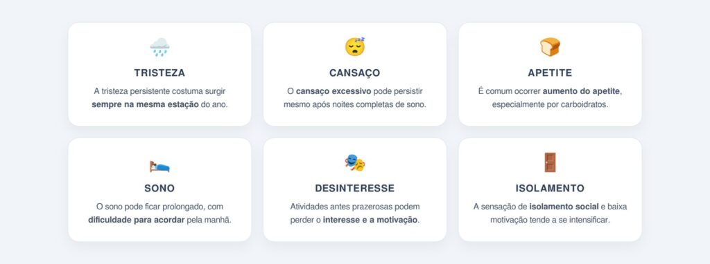 Como reconhecer a depressão sazonal?