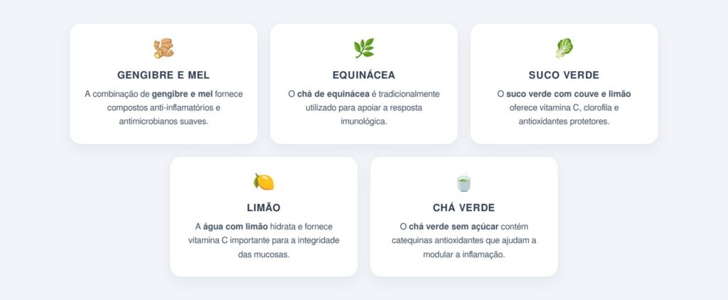 Quais bebidas em jejum ajudam a fortalecer a imunidade?