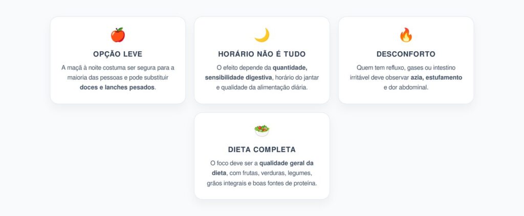 Maçã à Noite e Sono: Quando Ajuda e Quando Pode Incomodar