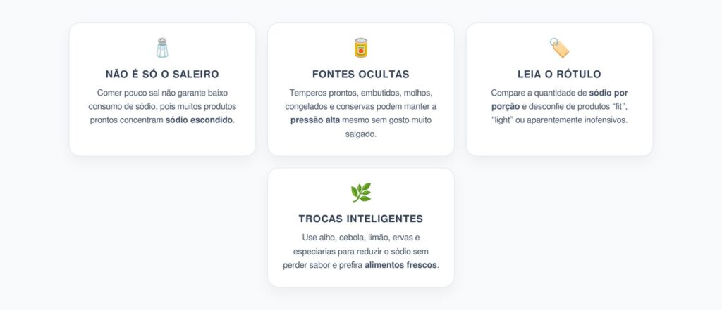 O Sódio Escondido Que Pode Manter a Pressão Alta