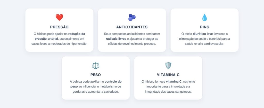 Quais são os 5 principais benefícios da bebida?