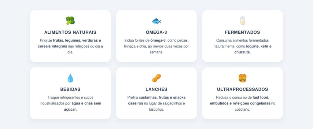 Que mudanças alimentares ajudam a reduzir a ansiedade?