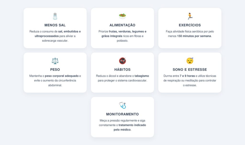 Quais hábitos ajudam a controlar a pressão?