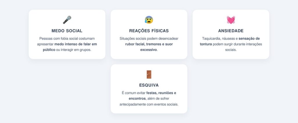 Como reconhecer a fobia social?