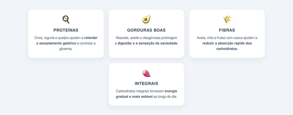 Quais nutrientes ajudam a estabilizar o açúcar no sangue?