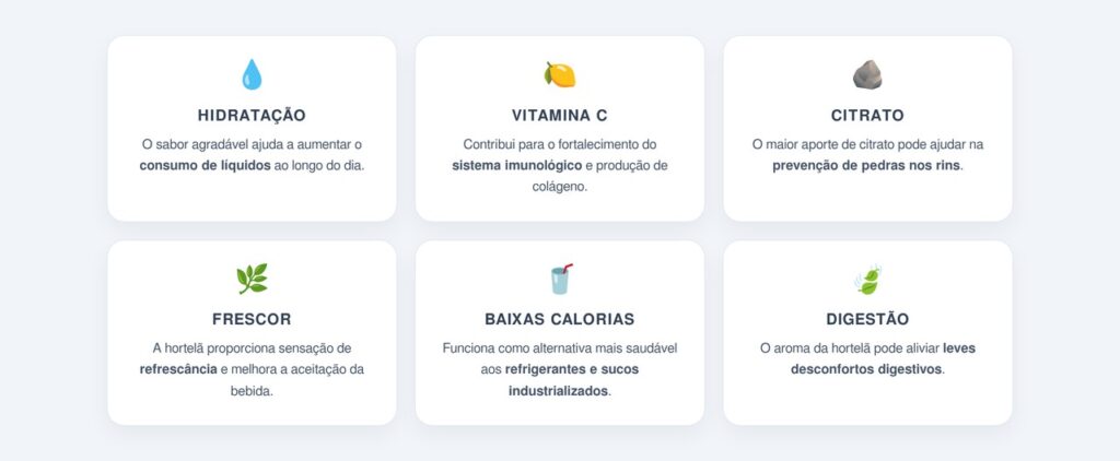 Quais são os benefícios reais dessa água aromatizada?
