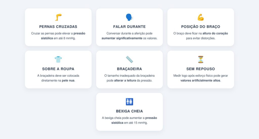 Quais são os erros mais comuns na medição em casa?