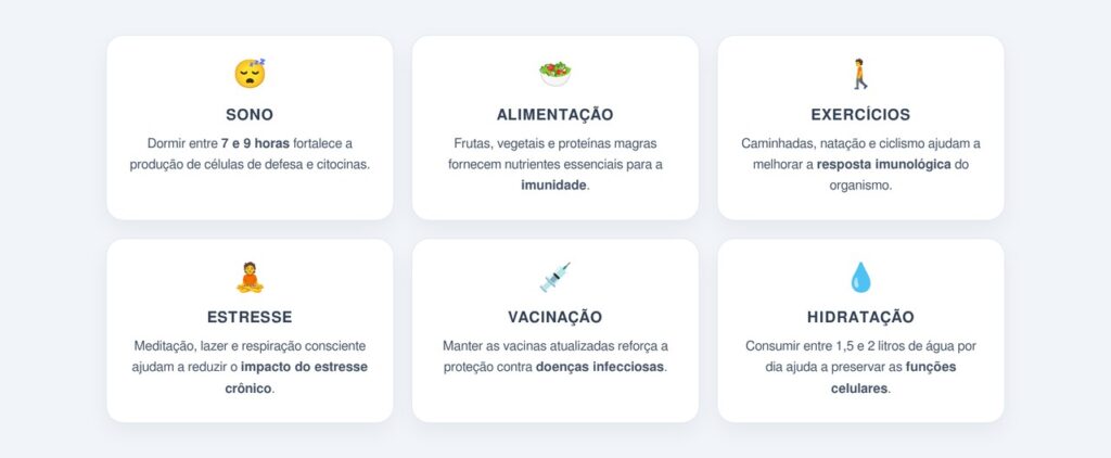 Quais hábitos a ciência recomenda para fortalecer a imunidade?