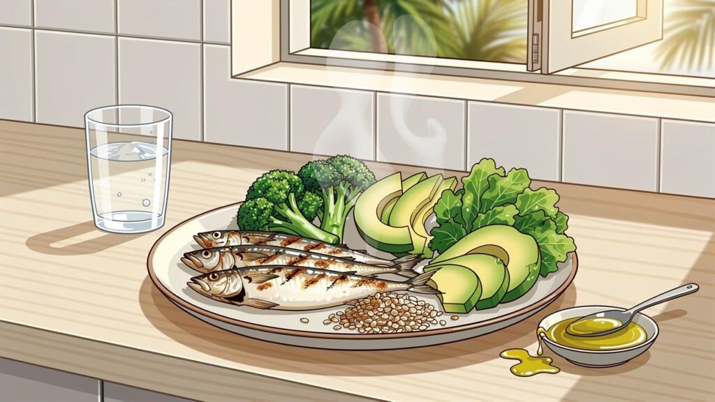 De quais nutrientes essenciais o fígado precisa diariamente para se regenerar naturalmente e em quais alimentos comuns eles são encontrados