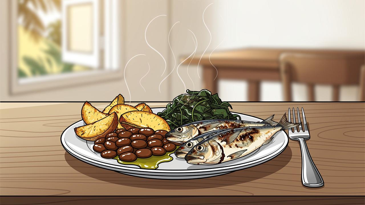 Feijão, batata, folhas verdes e sardinha combinam nutrientes para o ritmo cardíaco.