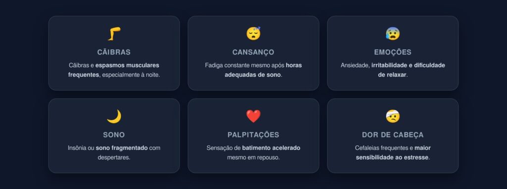 deficiência de magnésio