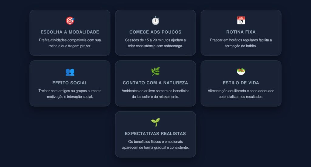 exercícios e saúde mental