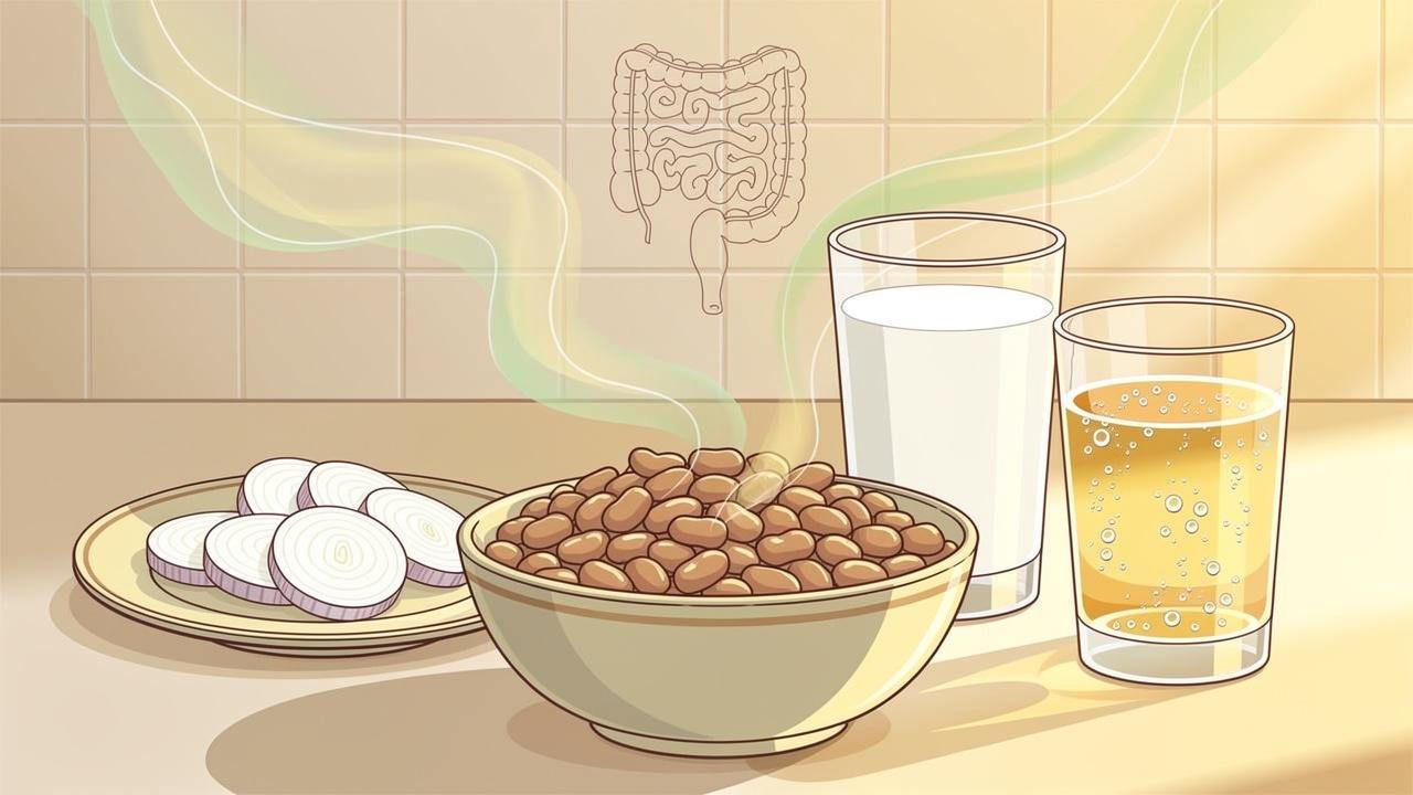 Feijão, leite, cebola e bebidas gaseificadas podem intensificar os sintomas.