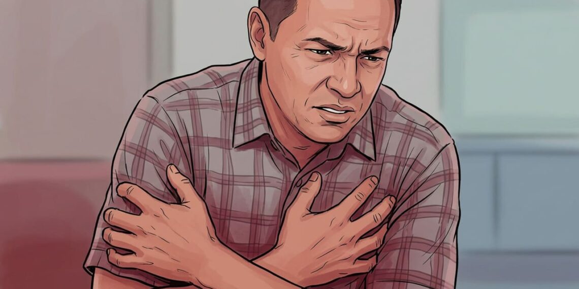 Que tipo de dor no peito é causada por infarto e como diferenciá-la de ansiedade ou de problema digestivo?