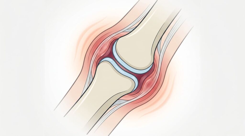 Que tipo de dor articular é causada por artrite reumatoide e como diferenciá-la de osteoartrite ou de fibromialgia?