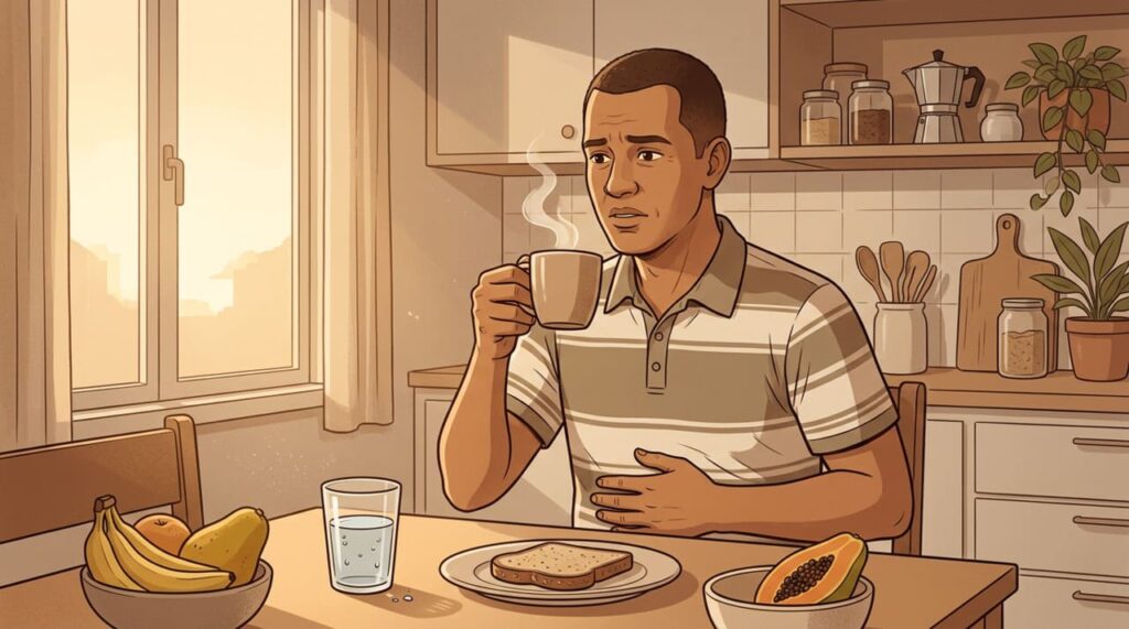 O efeito do café no estômago: o que acontece quando ele é consumido pela manhã?