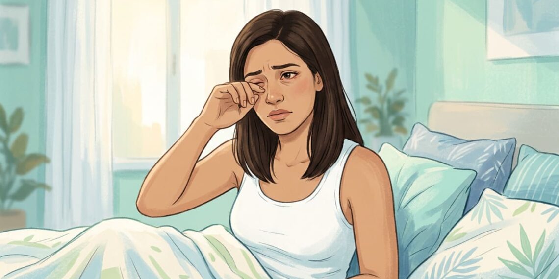 Acordar com os olhos extremamente secos com frequência é um dos primeiros sinais de deficiência crônica de ômega-3 no organismo