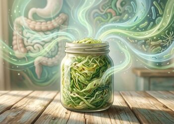Como o consumo diário de chucrute afeta a microbiota intestinal e a absorção de minerais