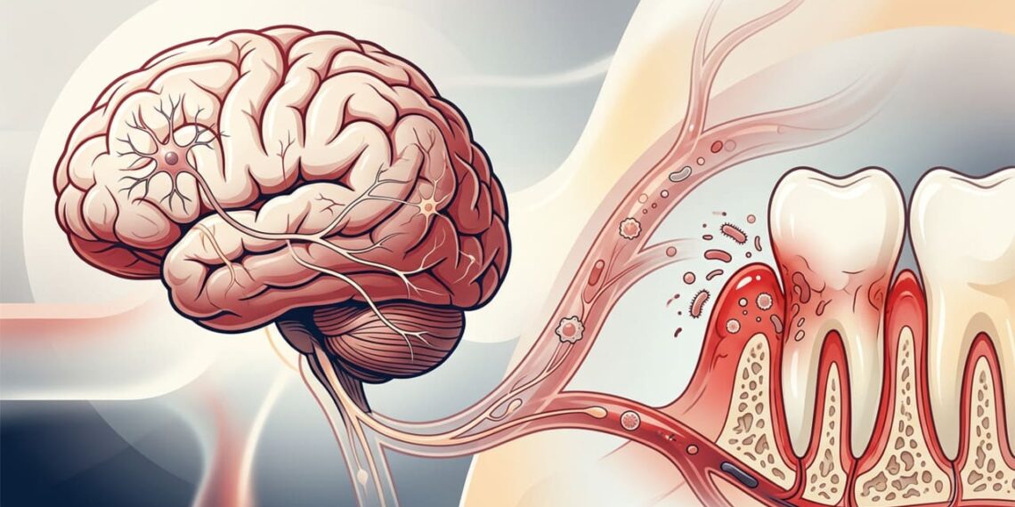 Especialistas explicam como a inflamação crônica das gengivas pode acelerar o declínio cognitivo e aumentar o risco de Alzheimer