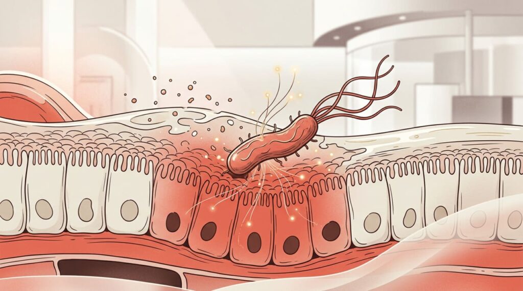 A gastrite não é só por causa do estresse, mas também pela bactéria H. pylori que muita gente tem sem saber