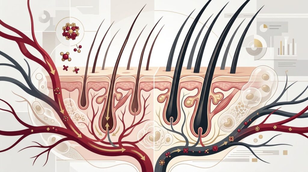 A queda de cabelo não é só por causa da genética, mas também pela falta de ferro que aparece antes da anemia