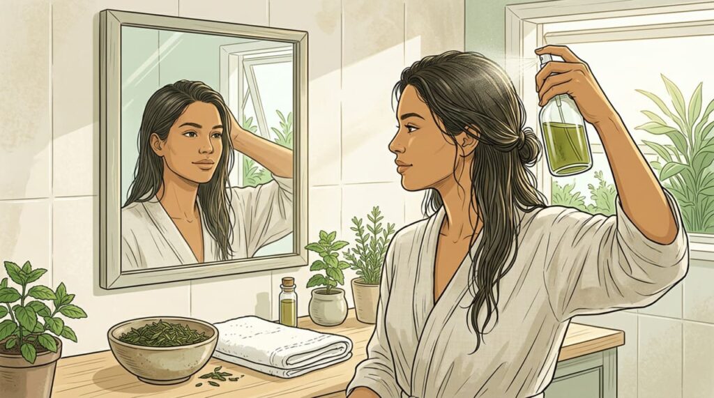 A solução para reduzir a oleosidade do cabelo pode ser tão simples quanto usar um tipo de chá