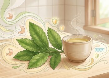 Como desinflamar o estômago naturalmente com uma erva medicinal poderosa
