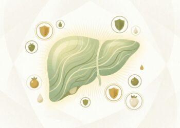 Erva medicinal com compostos antioxidantes que pode ajudar a proteger o fígado contra danos por toxinas e medicamentos