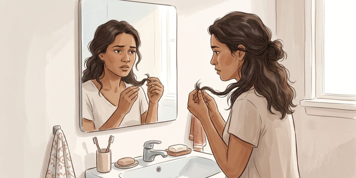 A queda de cabelo não se deve apenas à genética, mas sim à deficiência de ferritina que a maioria não dosou ainda