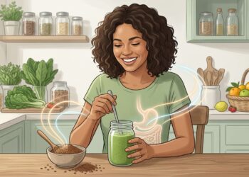 O que a linhaça crua triturada faz ao intestino e aos hormônios femininos