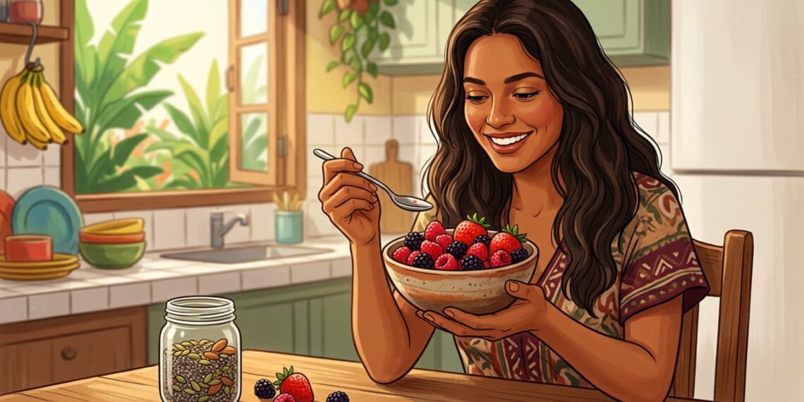 O que acontece com a flora intestinal quando você consome polifenóis das frutas vermelhas e como isso gera o metabólito anti-inflamatório urolitina A