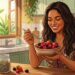 O que acontece com a flora intestinal quando você consome polifenóis das frutas vermelhas e como isso gera o metabólito anti-inflamatório urolitina A
