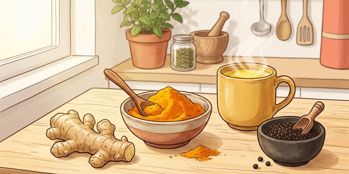 Pimenta-do-reino, gengibre e cúrcuma formam um poderoso trio anti-inflamatório