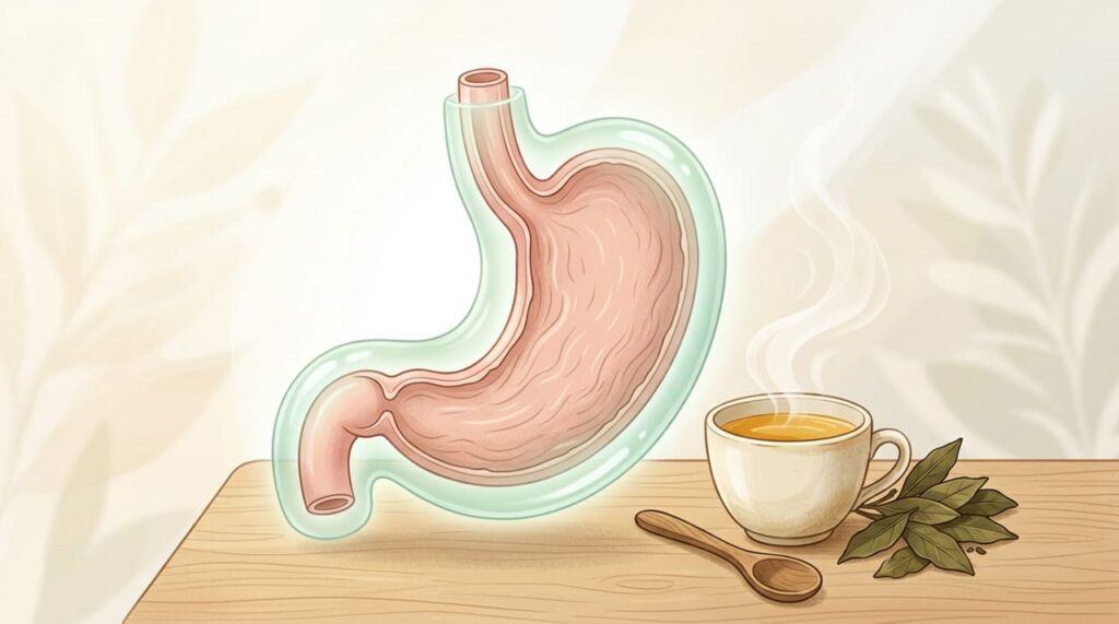 Como desinflamar o estômago naturalmente com uma erva medicinal poderosa