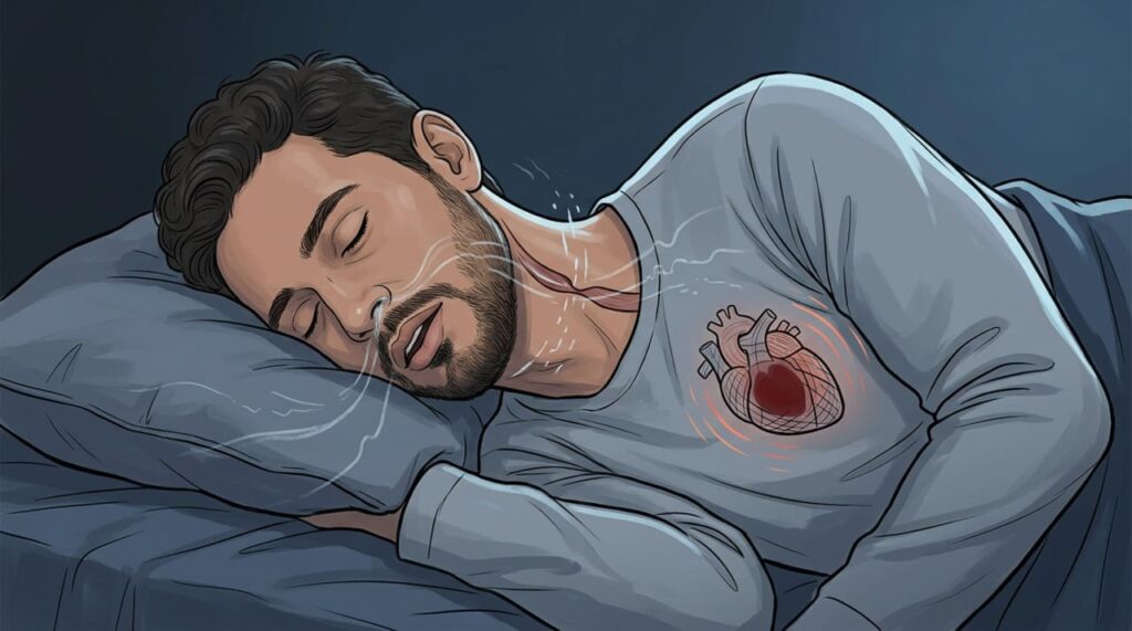 Hábitos noturnos podem ser um sinal precoce de insuficiência cardíaca e acidente vascular cerebral