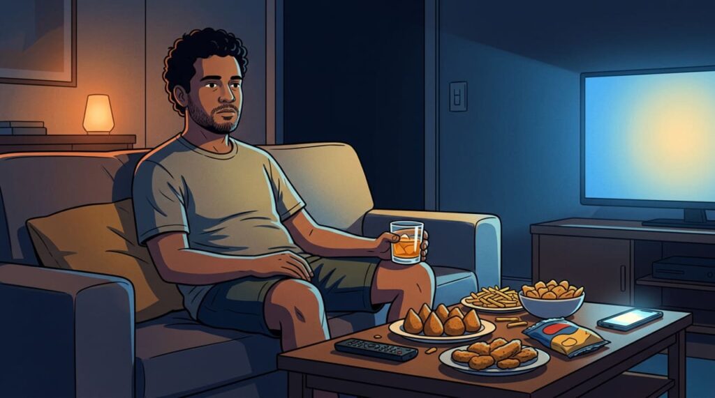 4 hábitos noturnos que prejudicam o fígado