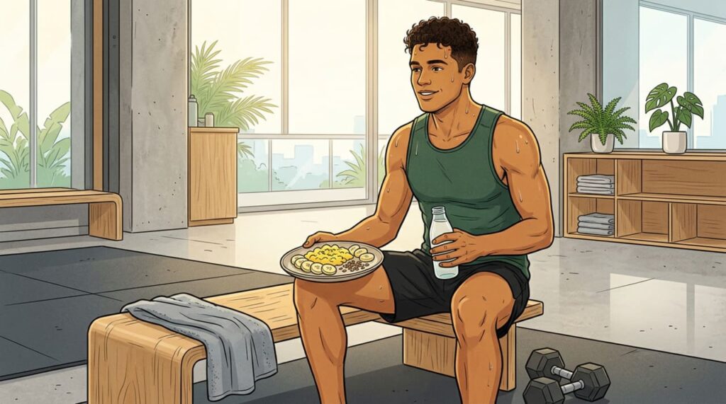 O que consumir após o exercício para auxiliar na recuperação muscular