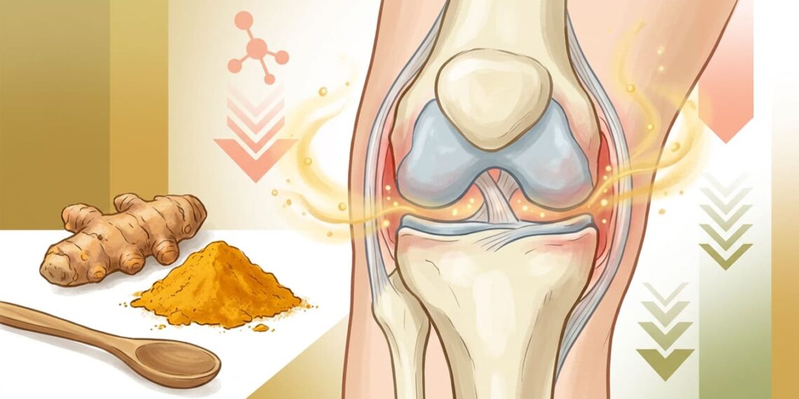 Qual o efeito do consumo de cúrcuma na inflamação das articulações?