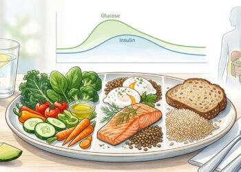 Como a ordem em que você come os alimentos nas refeições afeta os picos de insulina e previne o acúmulo de gordura visceral