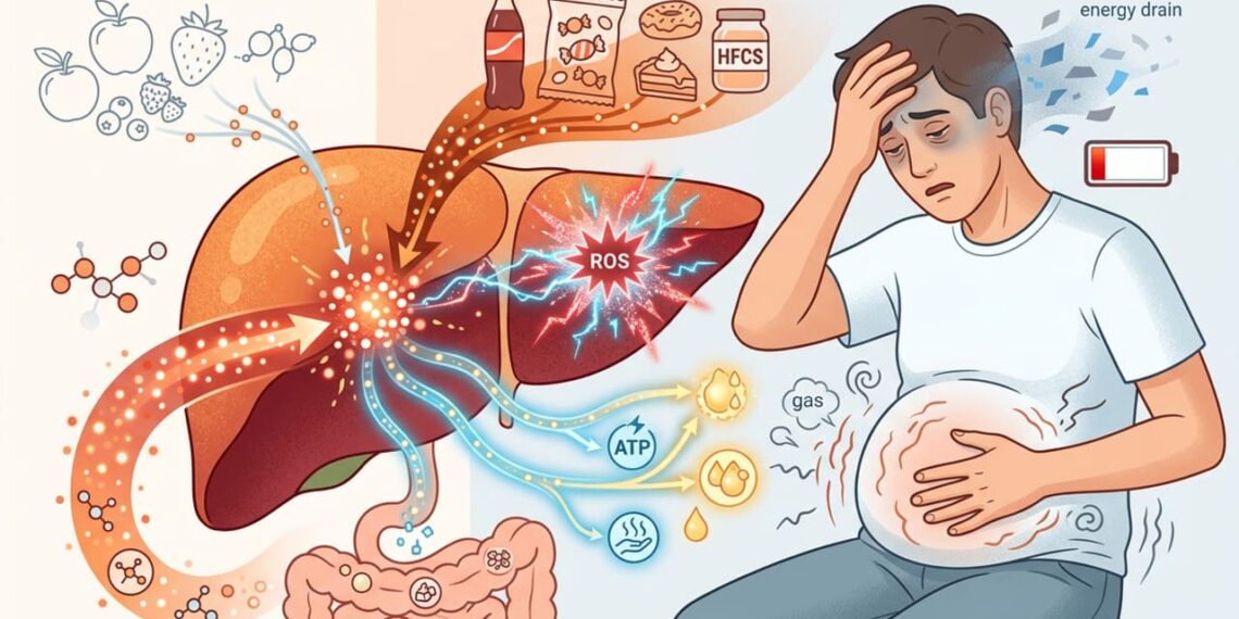 Como saber se a sua fadiga constante é um sinal de que o fígado não está metabolizando a frutose corretamente
