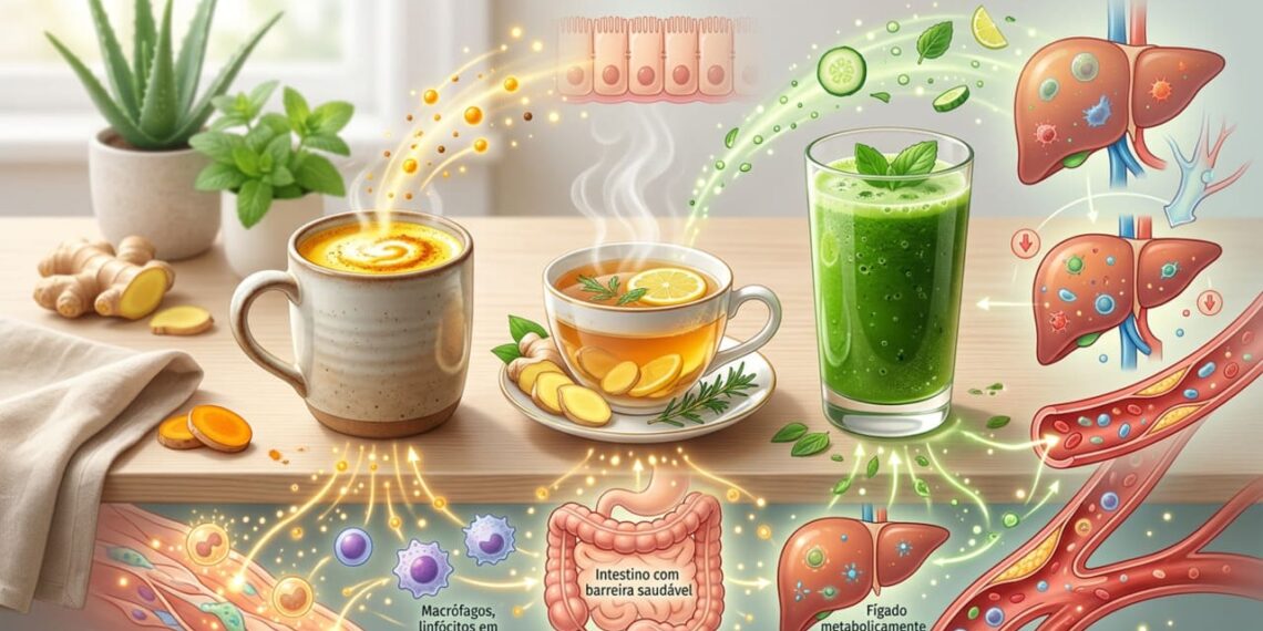 O que consumir em jejum para auxiliar no controle da inflamação sistêmica de forma natural e segura