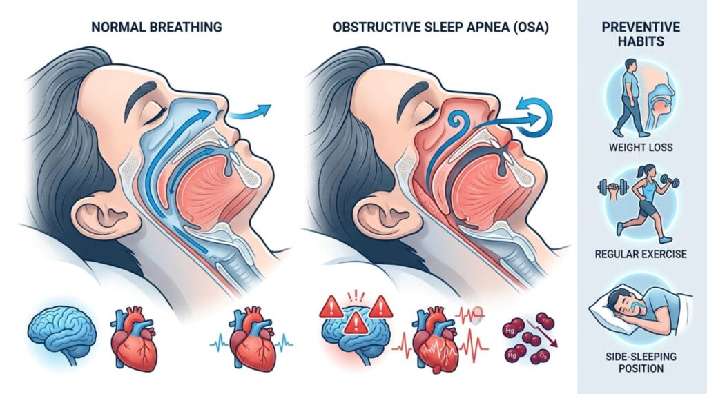 Apneia obstrutiva do sono: o que é e como preveni-la em adultos com sobrepeso?