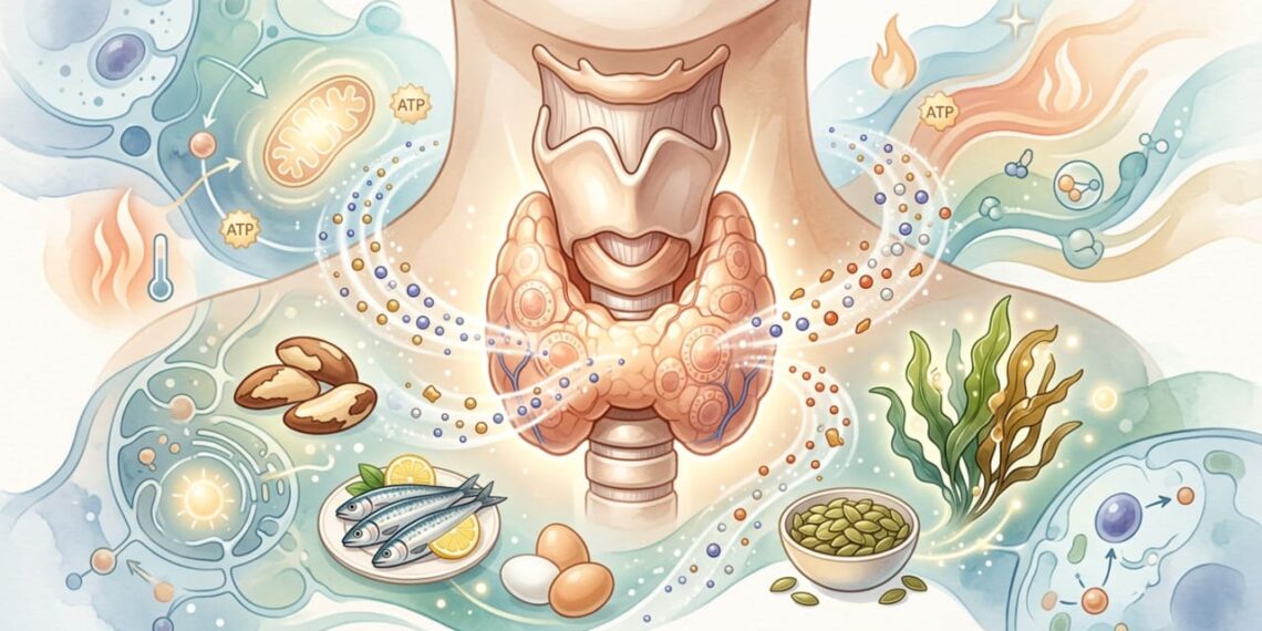 O que comer para apoiar a função da tireoide: nutrientes essenciais e onde encontrá-los