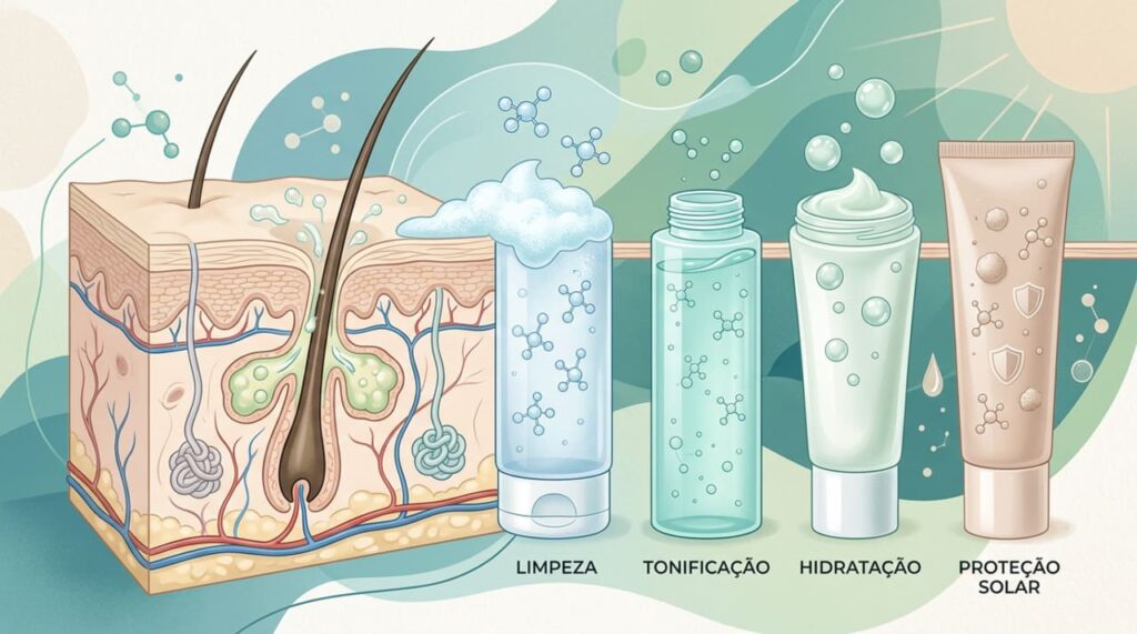 Elimine a oleosidade do rosto: 4 etapas da limpeza facial que você deve fazer todos os dias
